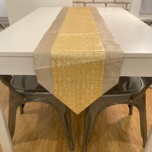 Beautiful Gold Table Runner - 76 inches long
